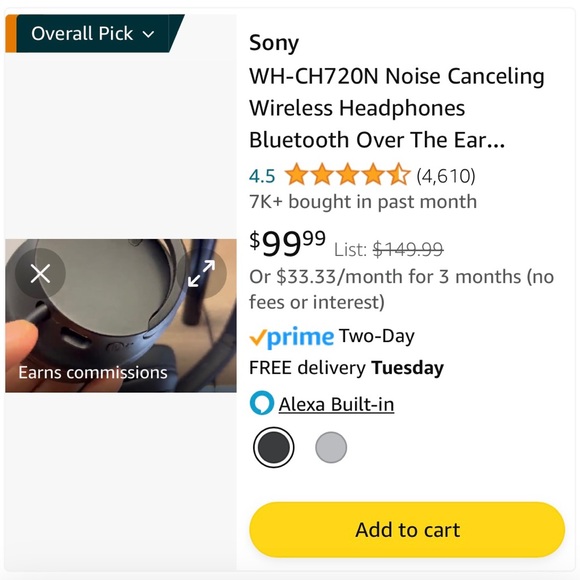 Sony noise cancelling headphones - Picture 5 of 8